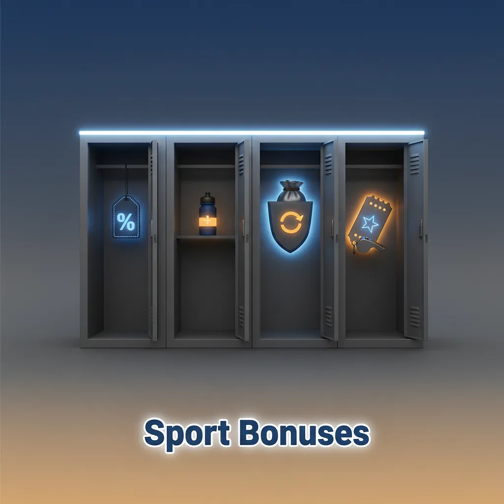 Sport Bonuses banner: Multi Bet Boost up to 50%, First Bet Insurance €50, Esports Acca Refund €25.