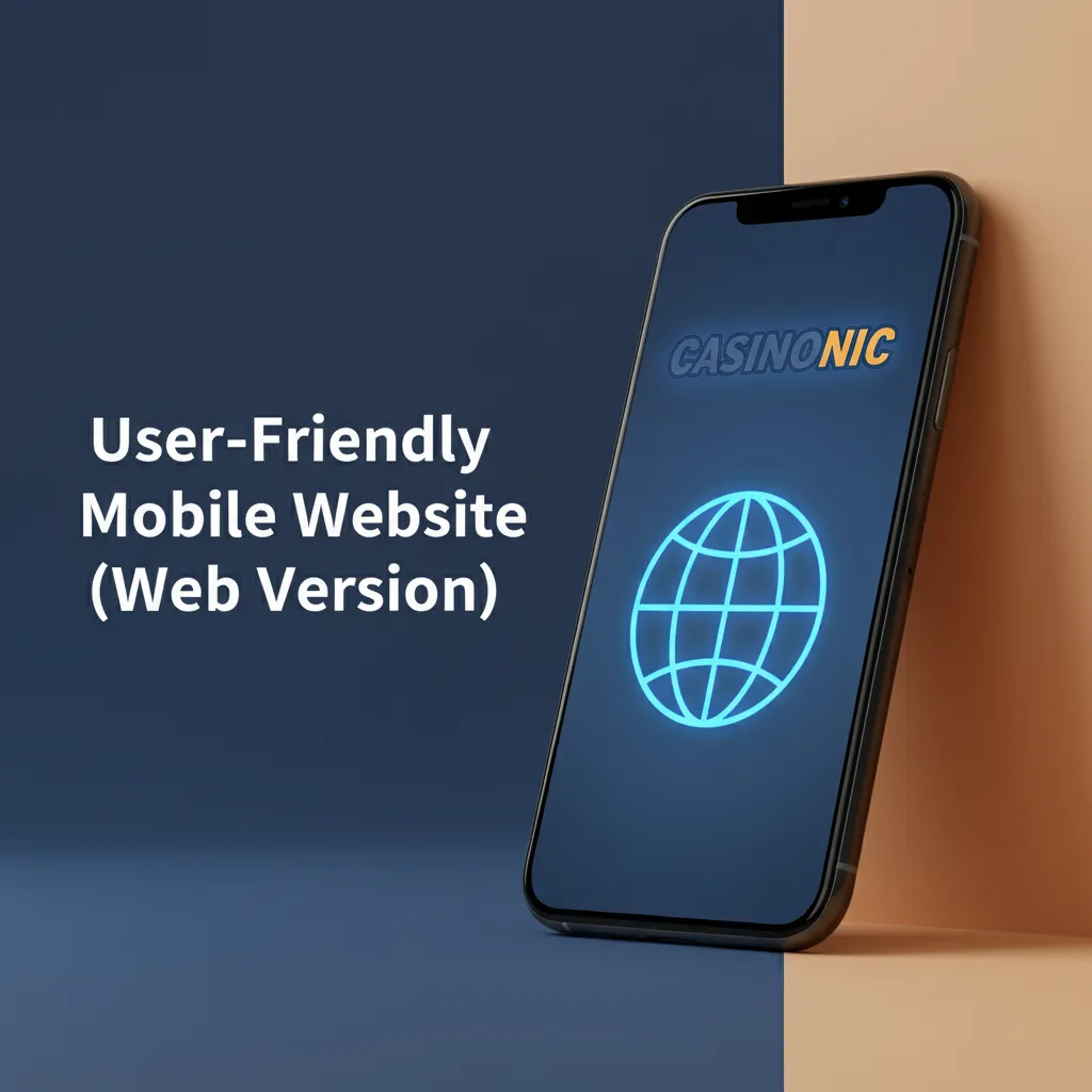 Smartphone browser with casino site; slots, tables, live games; no download, fast load, secure payments; Android/iOS.