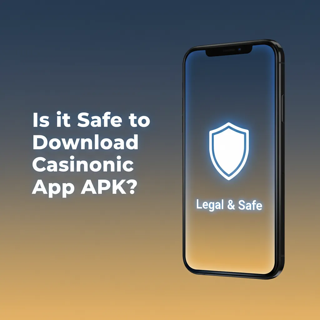 Casinonic app APK download safety: licensed, SSL encryption; use official site only.