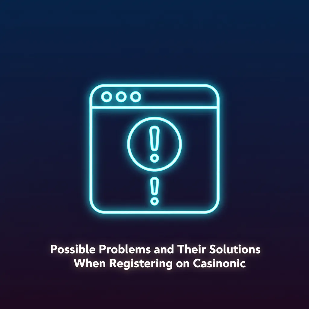 Casinonic registration issues and fixes: no email, SMS code delay, document rejected, duplicate account, location blocked.
