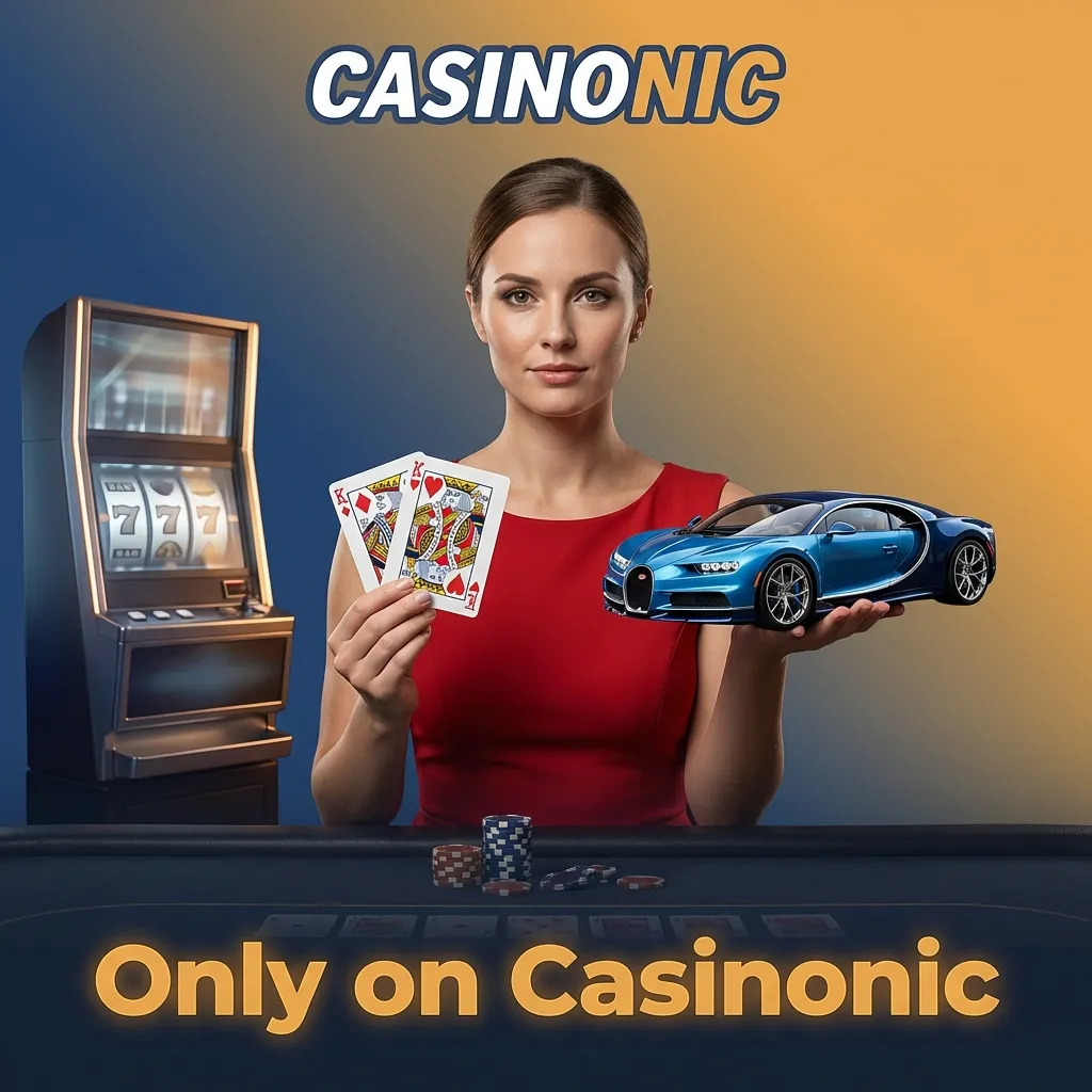 Exclusive Casinonic casino games including branded pokies, progressive jackpots, and VIP table games unavailable elsewhere.